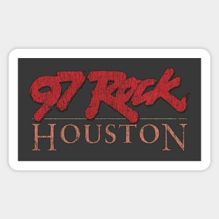 97 Rock Houston 1986 Sticker